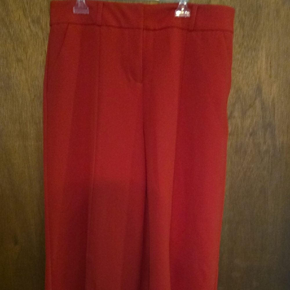 New York & Company Vibrant Red Trousers